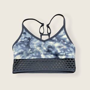 PINK Victoria’s Secret Blue Racerback Sports Bra S